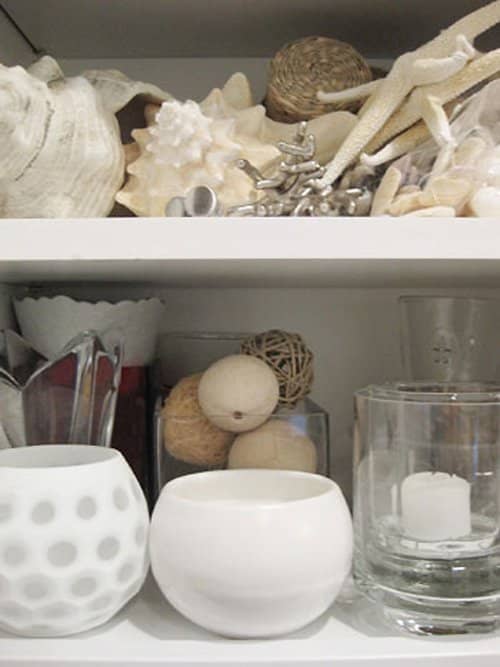 Carve out a designated spot for your home accessories like a closet, cabinet or even shelves in the garage.