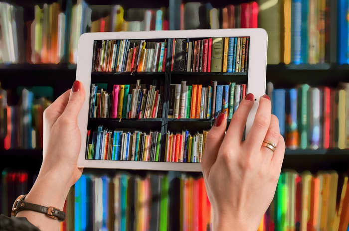 Use technology to keep track of your reading history, rather than hording shelves and shelves of physical books.