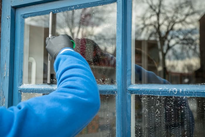 Once you've cleaned the exterior windows don't forget to do the inside for a sparkling clean appearance.