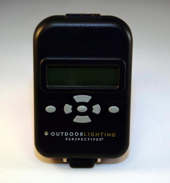 This lighting auto control turns the lights on and off at the right time for energy conservation and security.