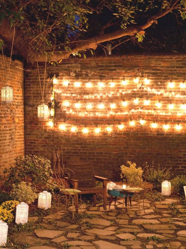 Cheap string lights are fine for special occasions but they're not really designed for landscape lighting.