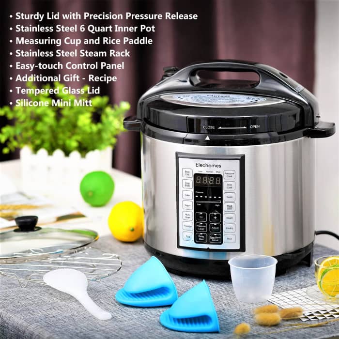 Elechomes 9-in-1 Electric Pressure Cooker: The Best Multi-Use Kitchen ...