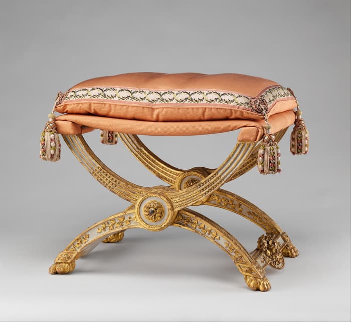 This curule stool is from the late 1700s.