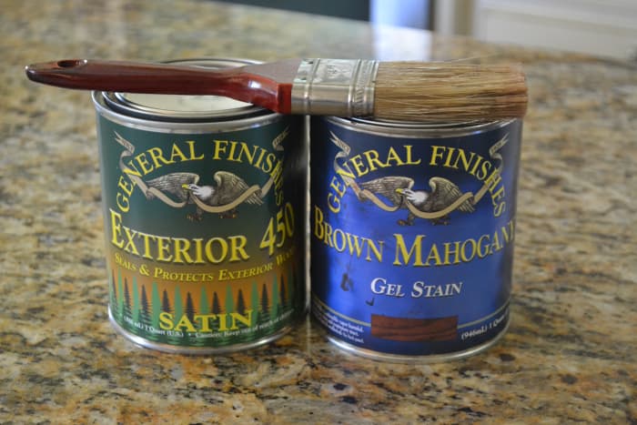 Although the General Finishes company does not recommend their gel stain be used for exterior applications, I've had excellent results using it on my exterior front door in combination with their Exterior 450 top coat.