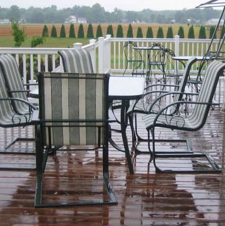 With a view like this, you'll want some outdoor seating at your vacation home.