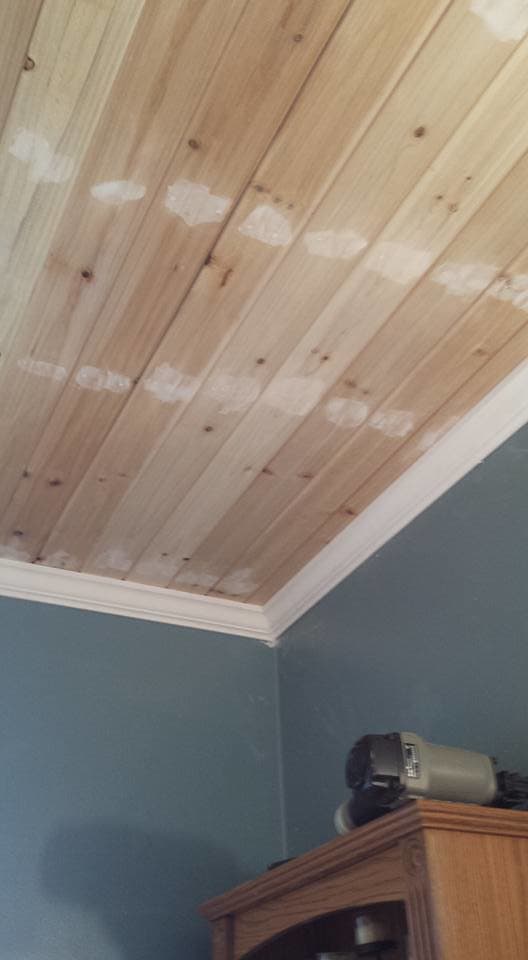 DIY Tongue-and-Groove Wood Ceiling - Dengarden