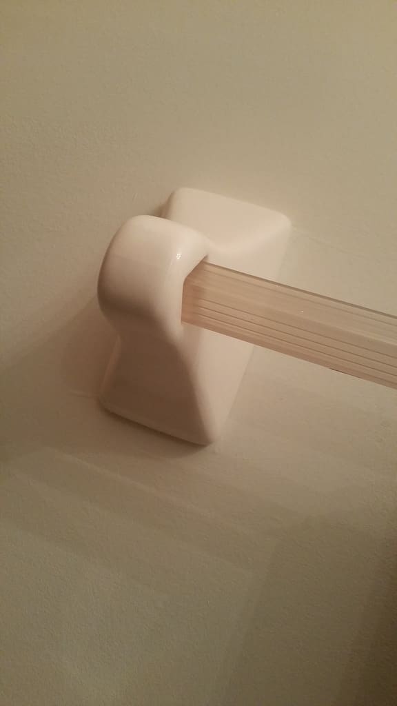 Ceramic fixtures may need to be moved so that they are more accessible.