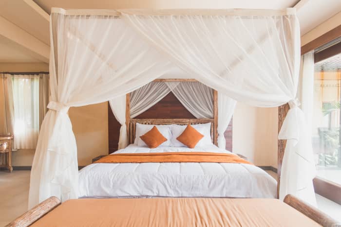 Between the dirty laundry and the smells accumulating from your oily skin in bed every night, the bedroom can quickly become a smelly place.