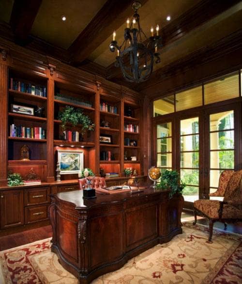 Designing an Old-World Home Office - Dengarden