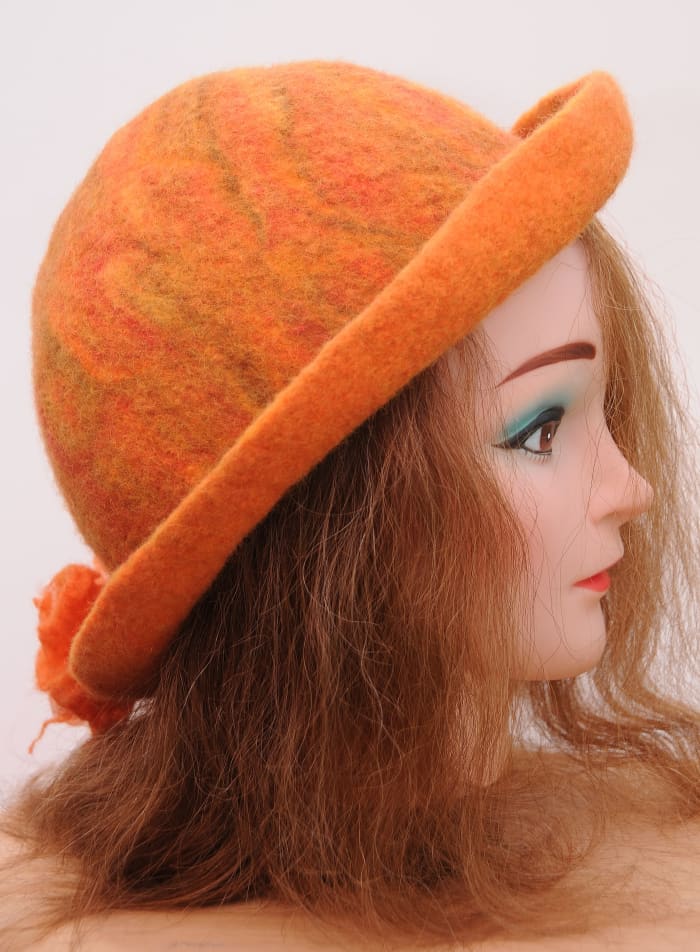 How to Use a Resist Shape to Make a WetFelted Hat