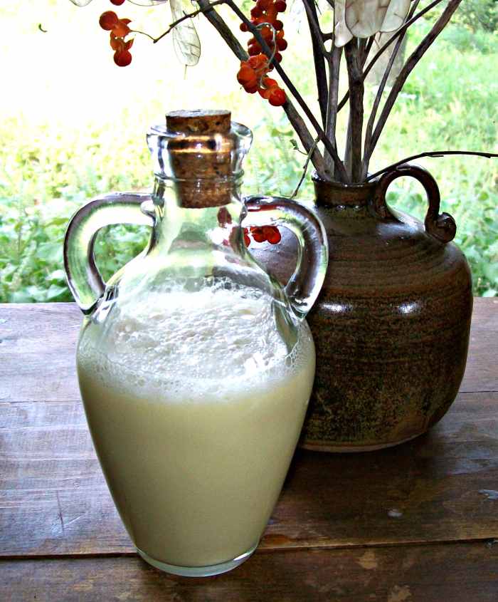 Coconut milk shampoo