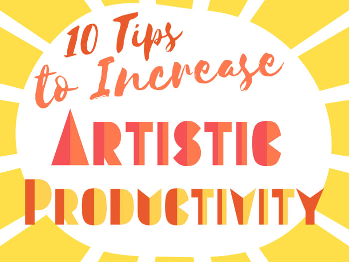 Some wise tips on how to boost creativity and become more productive as an artist, writer, crafter, and in any creative activity. Time management and motivational advice.