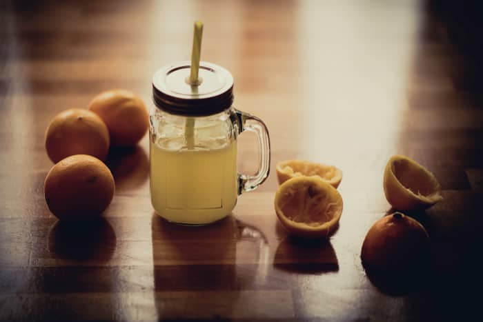 The fructose, glucose, and sucrose in oranges helps bump up low blood sugar, a side effect of excessive drinking.