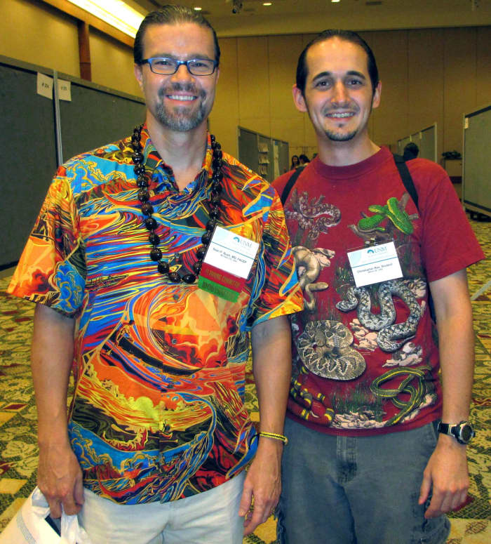 That's me on the right with Dr. Sean Bush (of Animal Planet's Venom ER), one of the leading doctors on snakebite in the United States. You can find his paper on what to do for snakebite in the references section at the bottom of this article.