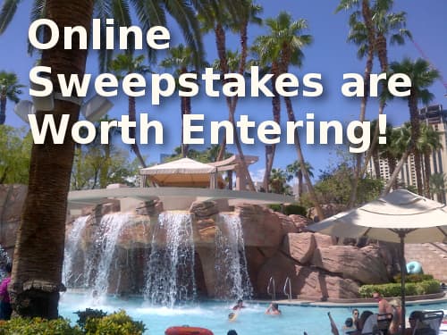 Online sweepstakes are worth entering. Take it from me. I've entered a lot and won a lot!