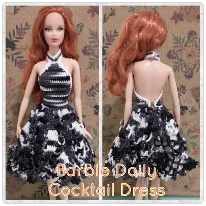 Barbie Doily Cocktail Dress
