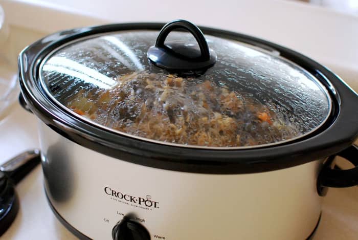 A slow cooker is a great way to make several meal portions at once.
