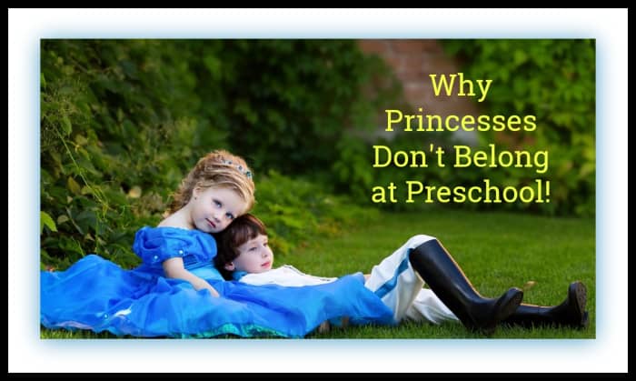 Wearing a princess gown and high heels to preschool turns girls into watchers, not doers.