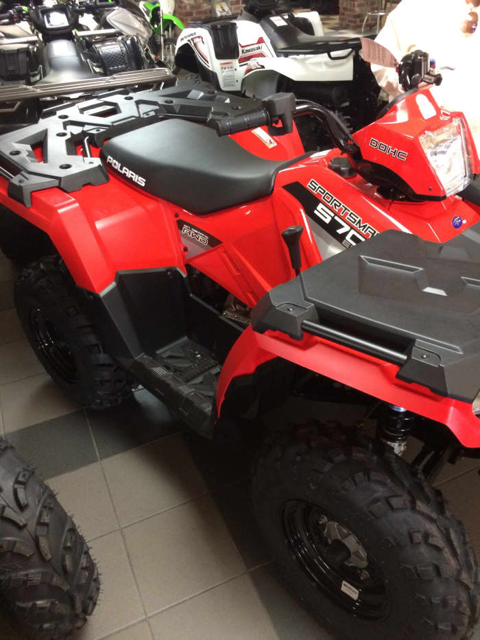 This Polaris Sportsman was one the the ATV's that I considered purchasing. This particular dealer had a bad reputation so I decided against purchasing from them.