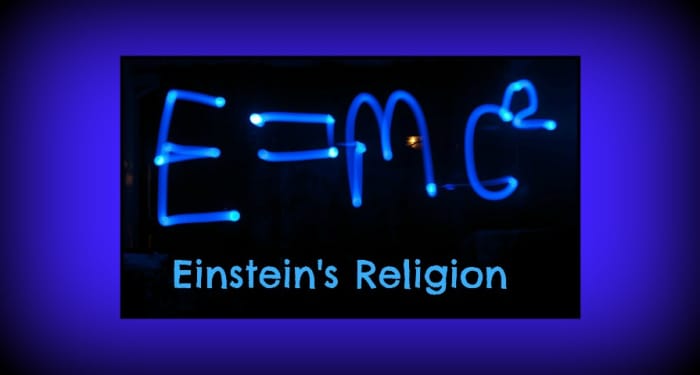 Einstein is most famous for his work in physics and mathematics, but he also applied his brilliant mind to religion.