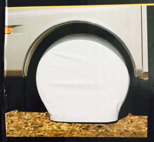 Installing RV Tire Covers Use Weights, Not Bungee Straps AxleAddict