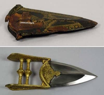 Depicted: The "katar", the Indian punch knife weapon
