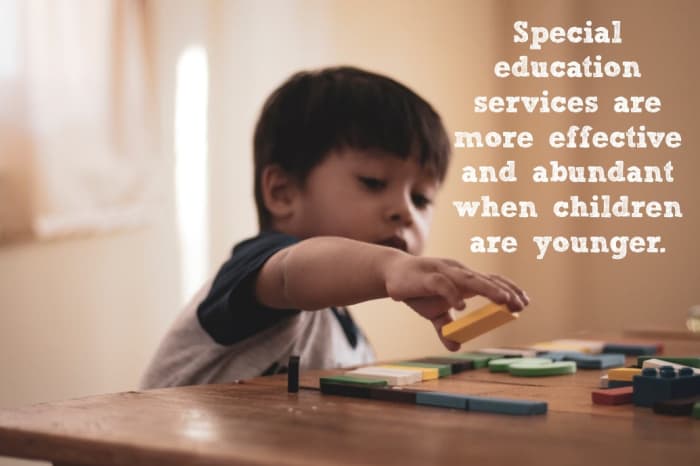 Special education services are plentiful for young children in many states but dry up when kids get older.