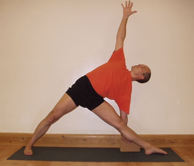 This gentleman is demonstrating one of my favorite poses. The way it stretches out one side at a time helps balance my back and leaves me feeling wonderful afterwards.
