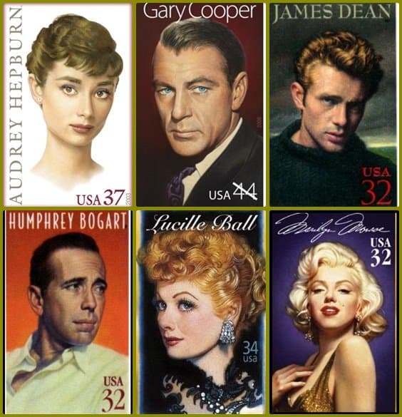 Legends of Hollywood Stamp Series - HobbyLark