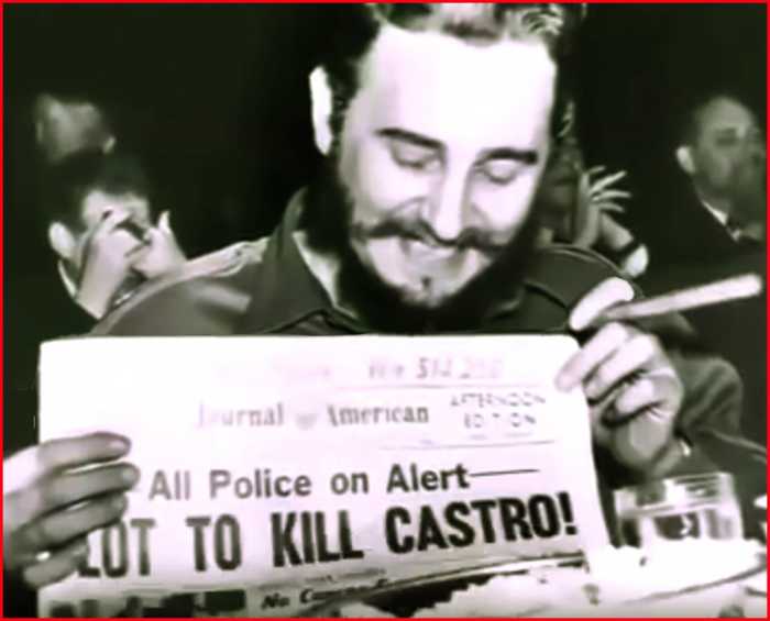 Four months after overthrowing Cuba's dictator Fulgencio Batista, Fidel Castro visited the United States in April 1959. Thousands of people lined the streets to welcome him, but there were others who wanted him dead.