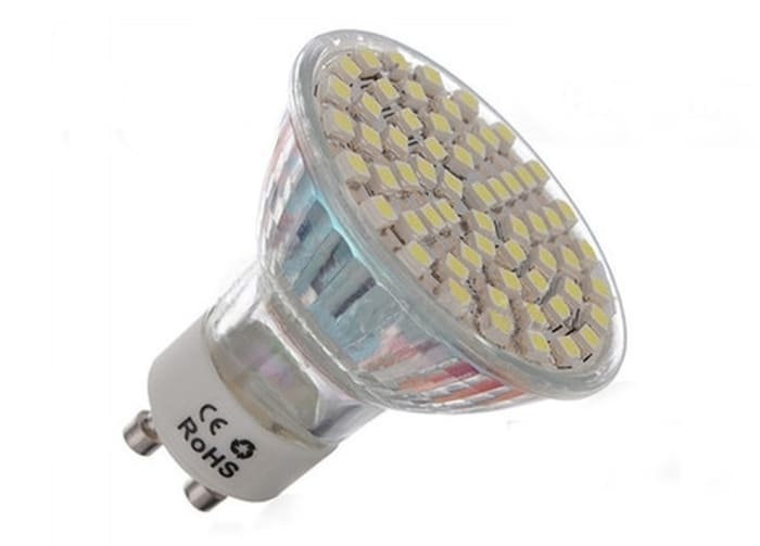 An LED spotlight.