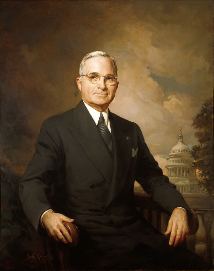 Harry S. Truman's Official Presidential Portrait
