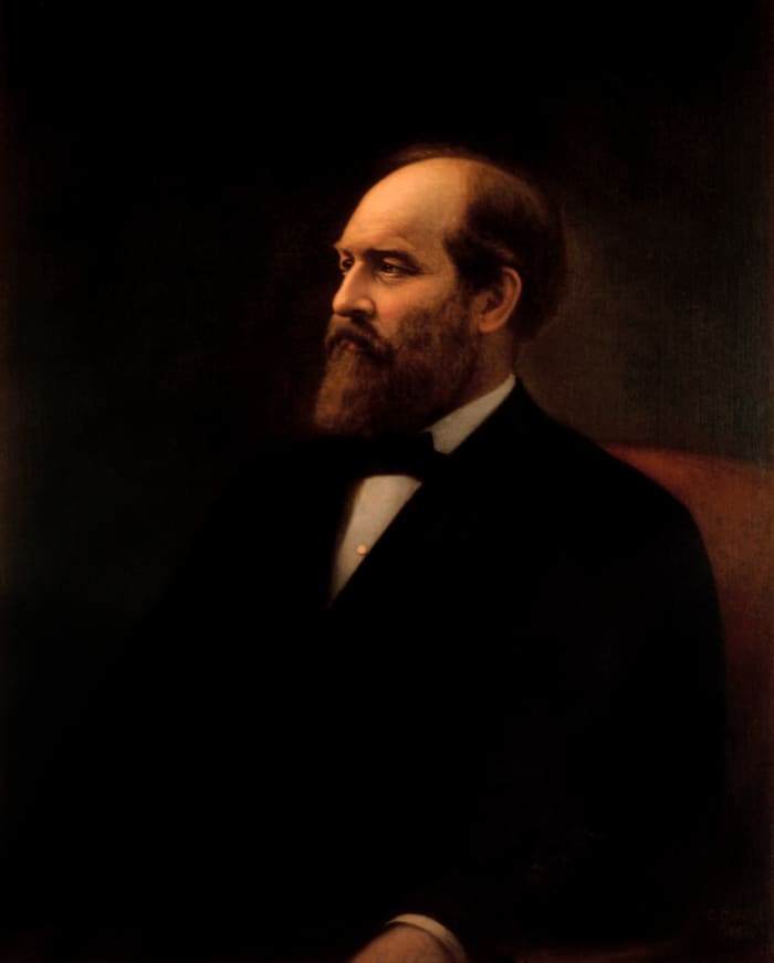 James Garfield's Official Presidential Portrait