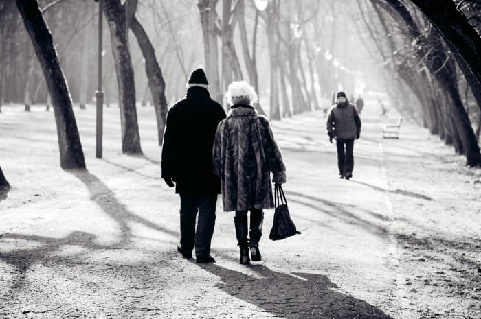 Does he still like to hold your hand after all these years? That's a good sign he's still crazy about you!
