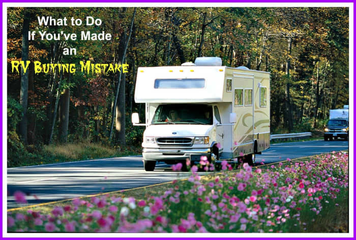 How to deal with problems you've created by purchasing an RV with problems!