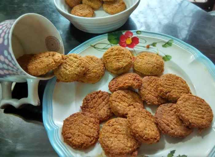 Eggless Crunchy Oatmeal Coconut Cookies Delishably