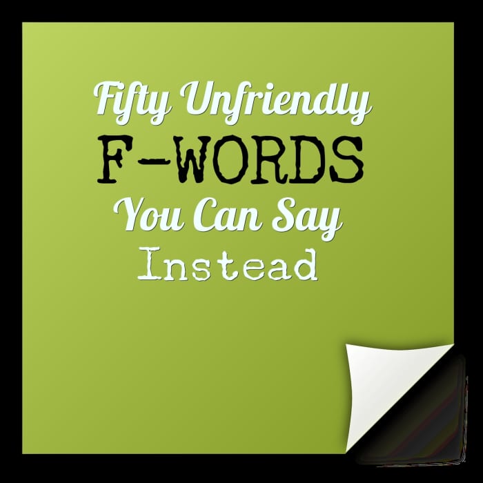 Words instead of said. Words on f. Unfriendly.