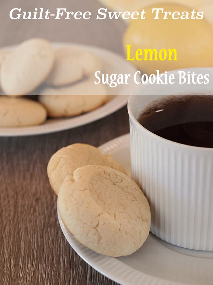 Guilt-free lemon sugar cookies are perfect for people looking for a lower calorie sweet treat. There are less than 100 calories for 2 cookies.