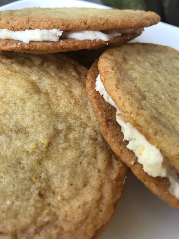 Packed with bright, popping, lemon flavor, these lemon sandwich sugar cookies are sure to be a family favorite!