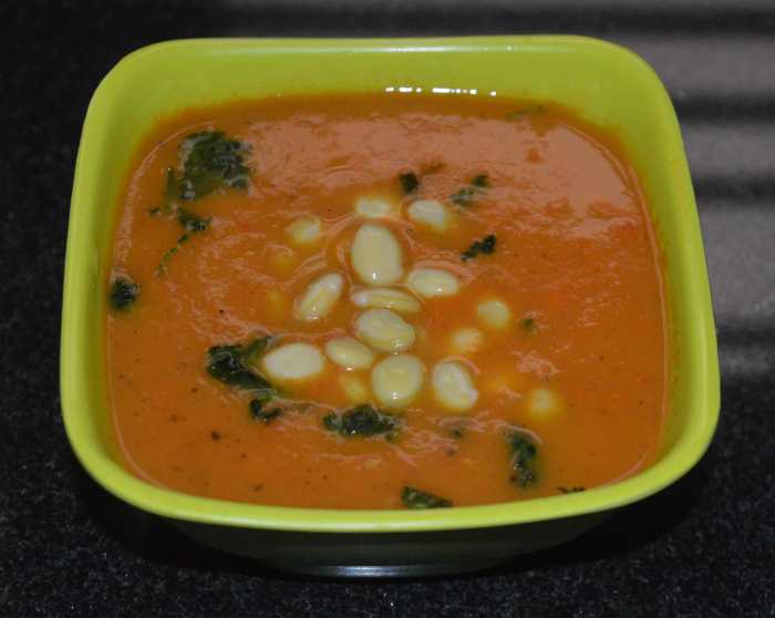Spicy Bean and Tomato Soup Recipe Delishably