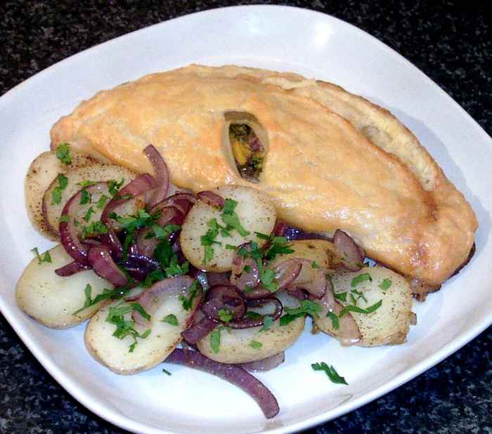 Sea Bass and Mango Salsa en Croute (Puff Pastry) Recipe Delishably
