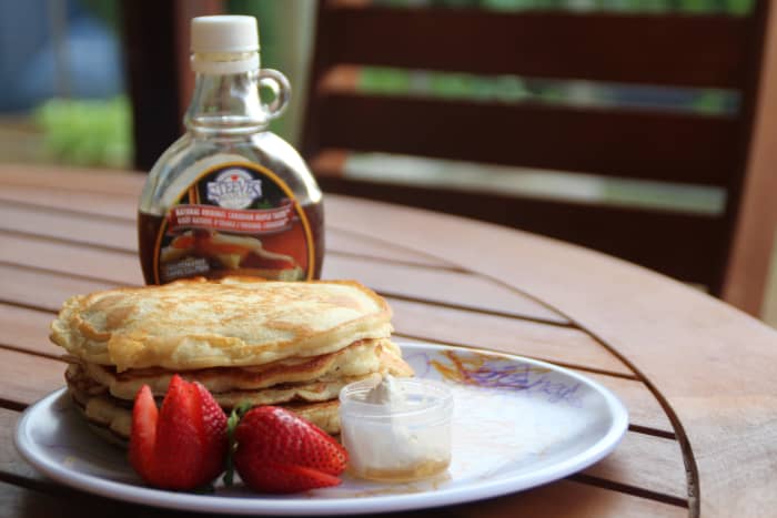 Finished product. Serving suggestion: Maple Syrup, plain yogurt and strawberries.