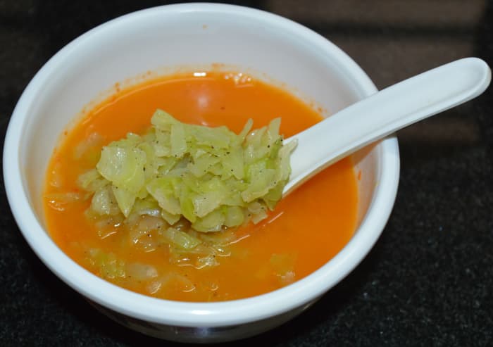 Healthy Cabbage Tomato Soup Recipe - Delishably