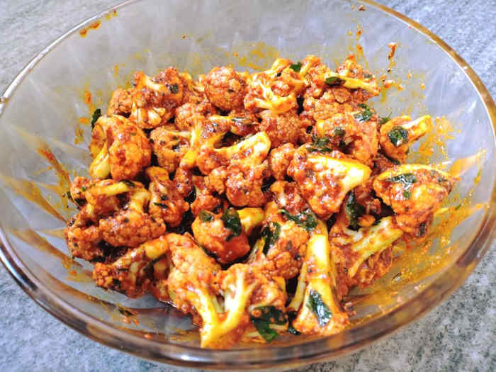 AndhraStyle Cauliflower Pickle Recipe Delishably