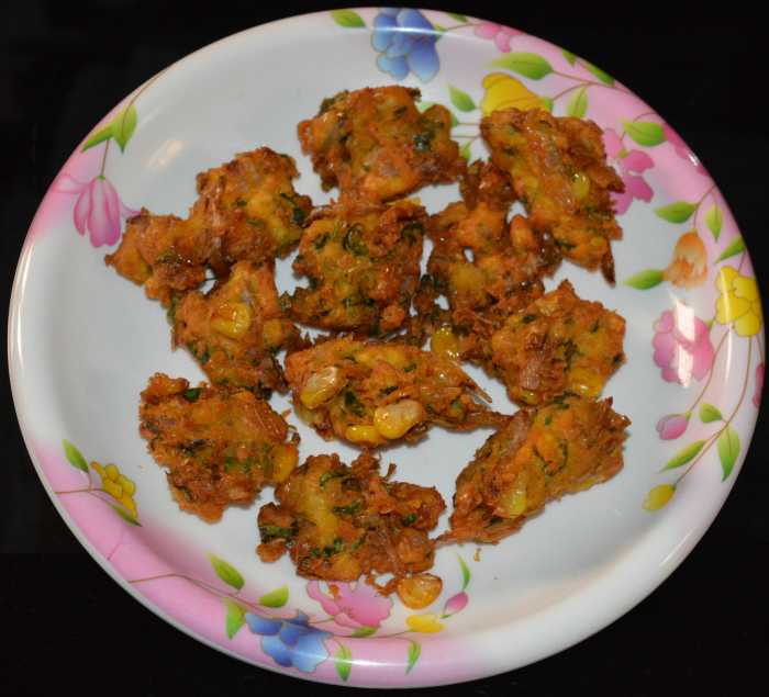 How to Make Corn Fritters (Corn Pakora) Delishably