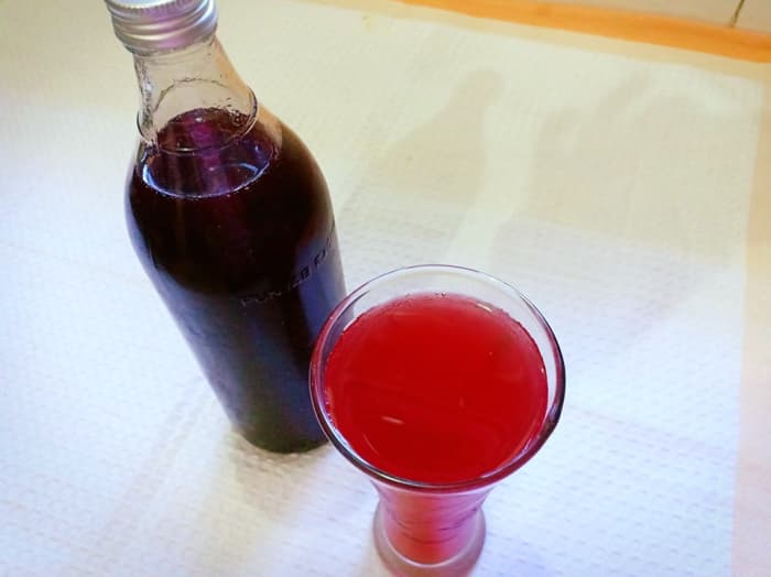 All-natural homemade rose syrup is an essential ingredient in many refreshing drinks.