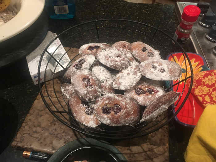 Peach and Blackberry Madeleines 