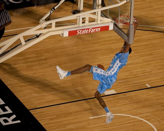 Some are born with the athletic ability to dunk, while others have to work at it.