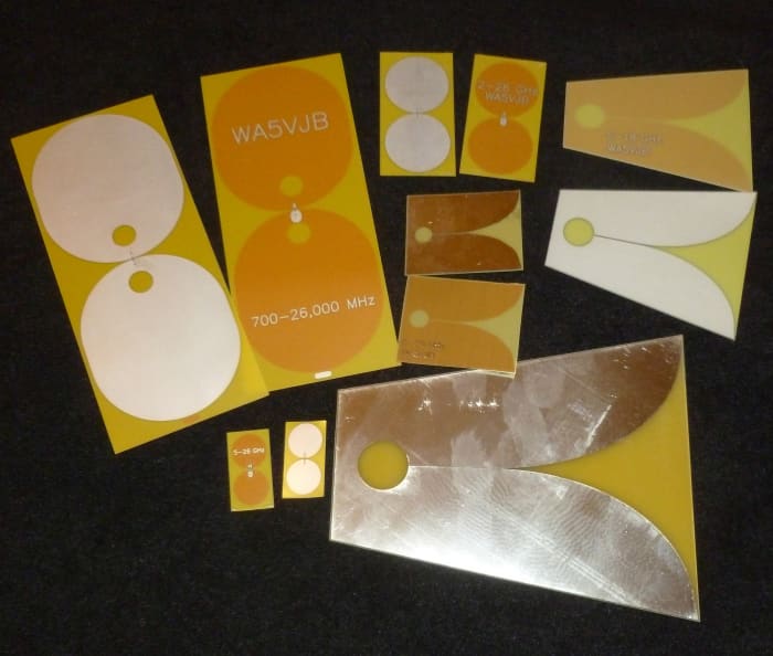 Slotted antennas can be made using the same technology as printed circuit board antennas like these UWB and Vivaldis.