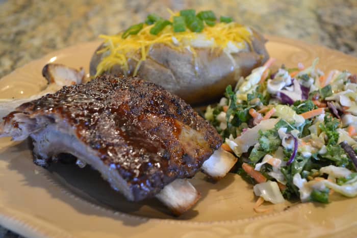 Smoky, sticky, tender and juicy, these ribs cook up in the slow cooker for huge flavor with very little hassle.